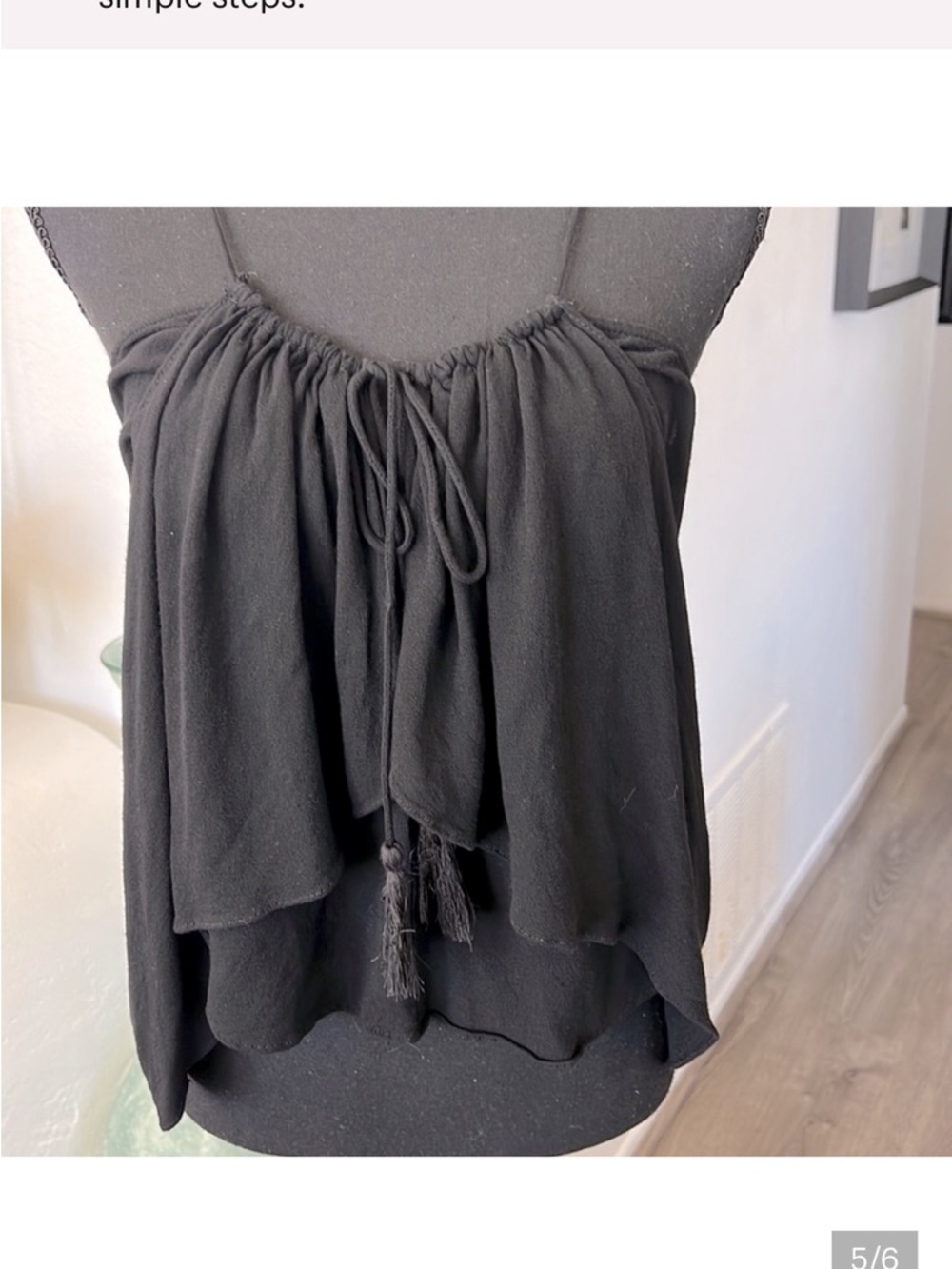Beachy gauze top